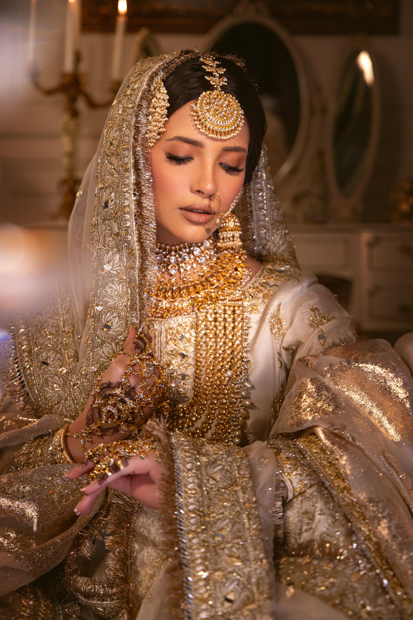 Soft focus bridal makeup